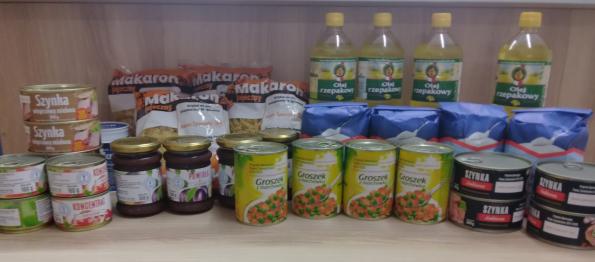 Kilka ton żywności trafiło do najuboższych 