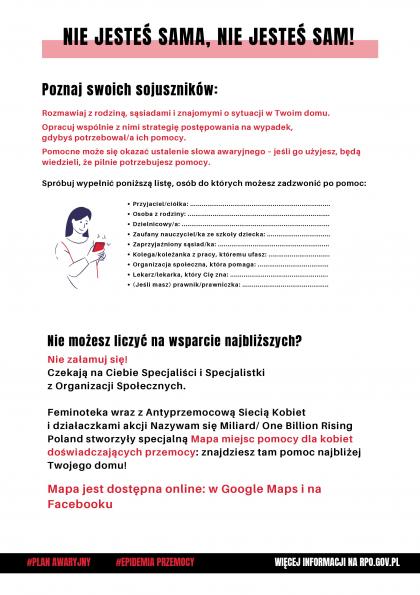 Poradnik dla osób doświadczających przemocy. Przeczytaj koniecznie!