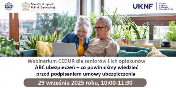 Webinarium dla seniorów oraz ich opiekunów
